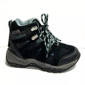 LL Bean Youth Trail Model Hiker Boot Black 1 M Little Kid